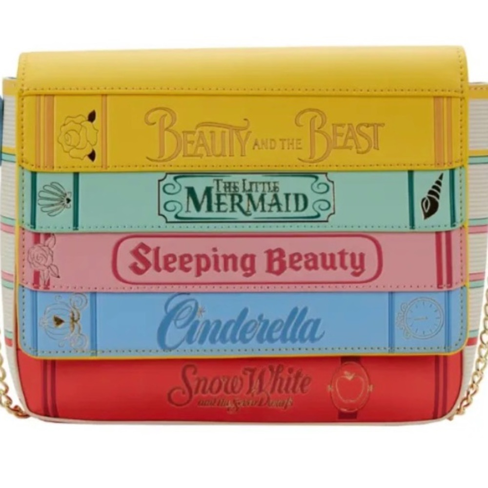 Loungefly Disney Princess classics Books crossbody purse